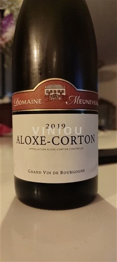 Bourgogne Aloxe-Corton Domaine Meuneveaux 2019