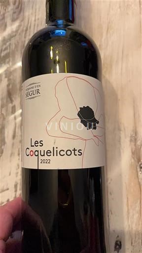 Bordeaux Domaine Es Segur Les Coquelicots 2022