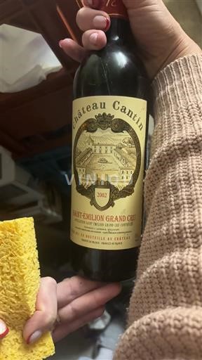 Bordo Сент-Емилион Гранд Кру Grand Cru Château Cantin 2002