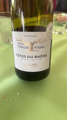 Lugina e Ronës Bregdeti i Rodanit Charles Adelin Sélection Vieilles Vignes Jo Viti