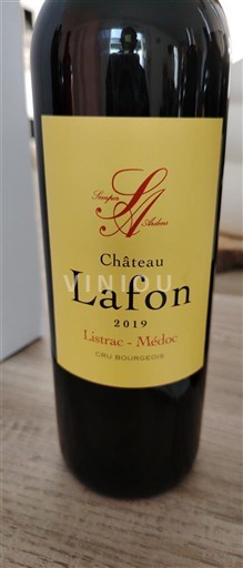 Bordeaux Listrac-Médoc Château Lafon 2019