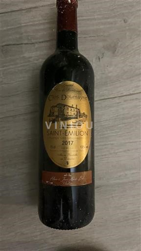 Bordeaux Saint-Émilion Clos Doumayne 2017