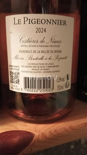 Vale do Ródano Costières de Nîmes Le Pigeonnier 2024