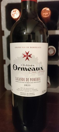 Bordeaux Lalande-de-pomerol Château Des Ormeaux 2023