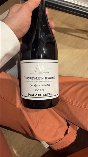 Burgundi Chorey-lès-Beaune Paul Aegerter Les Gourmandises 2023