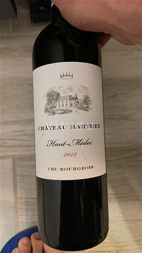 Bordeaux Haut-Médoc Château Barthez 2012