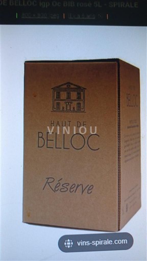 Jugozahod Côtes de Gascogne Haut de Belloc Réserve Neleten.