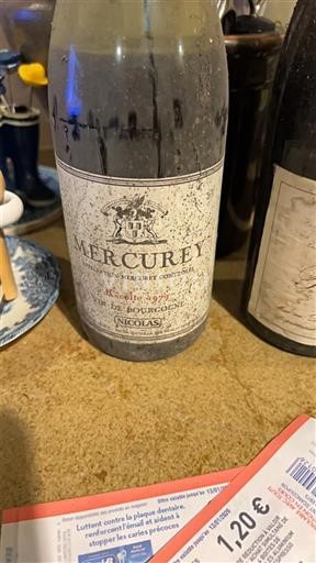 Burgundi Mercurey Domaine Nicolas Ei vuosikertaa