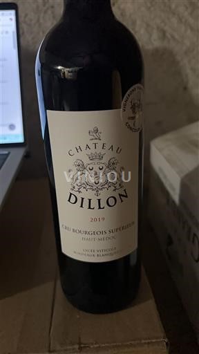 Bordeaux Haut-Médoc Cru Bourgeois Supérieur Château Dillon 2019