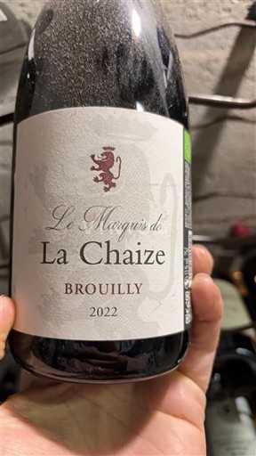 Beaujolais Brouilly Château La Chaize Le Marquis de La Chaize 2022