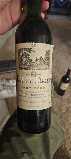 Bordeaux Haut-Médoc Château Arcins 1983