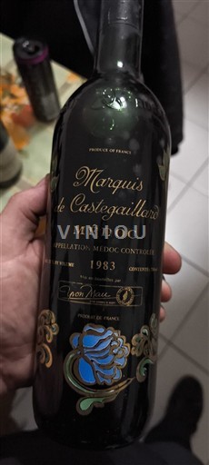 Burdeos Médoc Marquis de Castegalliande 1983