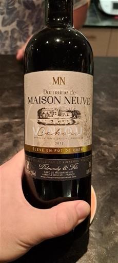South West Cahors Domaine Maison Neuve 2012