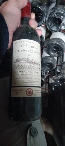 Bordeaux Bordeaux Supérieur Château Terrefort-Quancard 2000