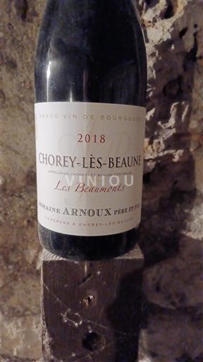 Borgoña Chorey-lès-Beaune Domaine Arnoux Père et Fils Les Beaumonts 2018