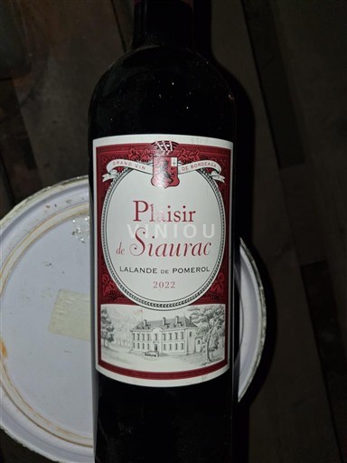 Bordeaux Lalande-de-Pomerol Siaurac Plaisir de Siaurac 2022
