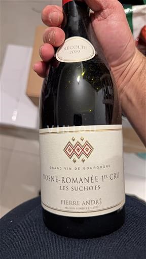 Bourgogne Ikke specificeret Premier Cru Pierre André Les Suchots 2019
