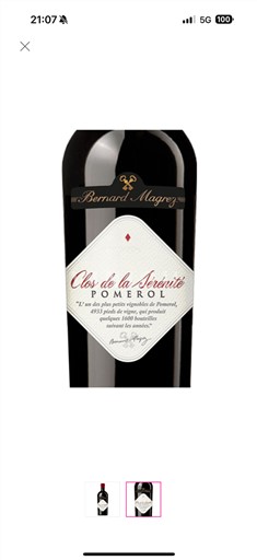 Bordeaux Pomerol Clos de la Sérénité 2018