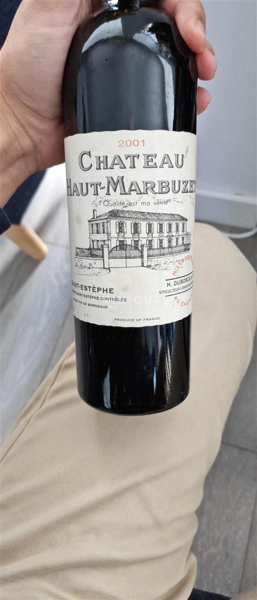 Bordeaux Saint-Estèphe Château Marbuzet 2001