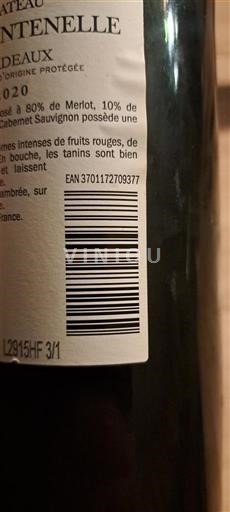 Bordeaux Château Tantenelle 2020