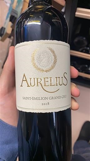 Bordeaux Saint-Émilion Grand Cru Grand Cru Aurelius 2018