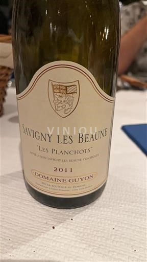 Bourgogne Savigny-lès-beaune Domaine Guyon Les Planchots 2011