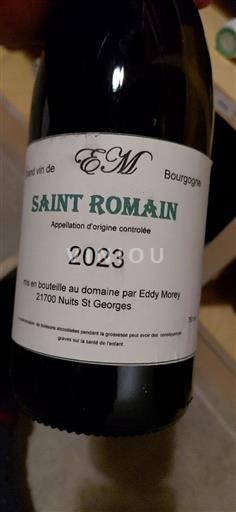 Bourgogne Saint-Romain Eddy Morey 2023
