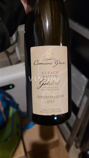 Alsasko Gewürztraminer Grand Cru Domaine Gross Goldert 2015