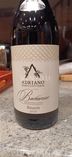 Piemont Barbaresco Adriano Marco e Vittorio Basarin 2016