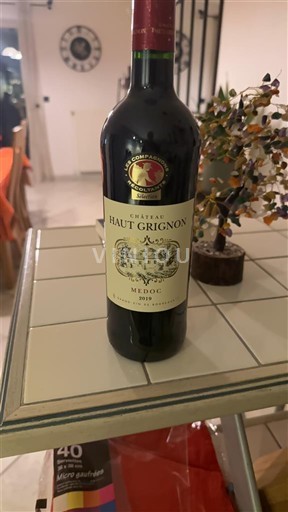 Bordeaux Médoc Château Haut Grignon 2019