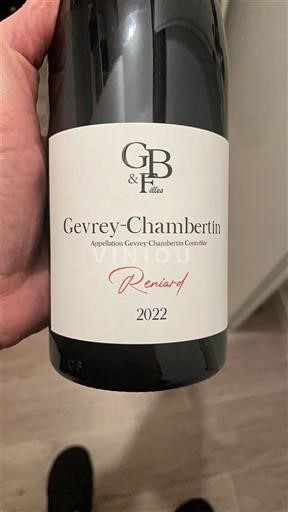 Bourgondië Gevrey-Chambertin GB & F Elodie Reniard 2022
