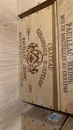 Bordeaux Pauillac Château Colombier Monpelou 2001