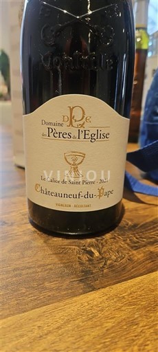 Rhônen laakso Châteauneuf-du-Pape Domaine Des Pères de l'Eglise Le Calice de Saint Pierre 2021