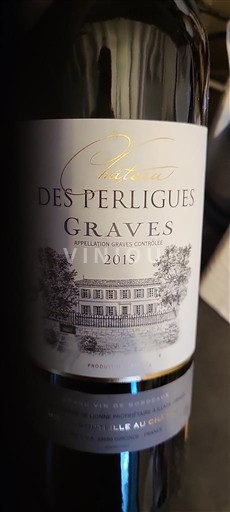 Bordéus Graves Château Des Perligues 2015