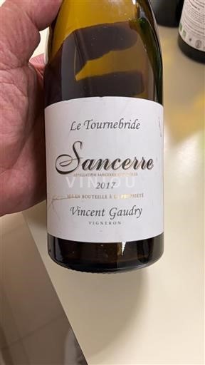 Vallée de la Loire Sancerre Vincent Gaudry Le Tournebride 2017