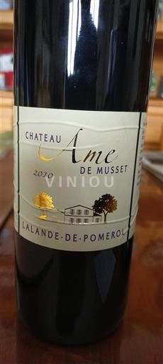 Bordeaux Lalande-de-pomerol Château Ame de Musset 2010