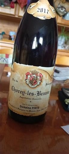 Bourgogne Chorey-lès-Beaune Domaine PINTE 2017