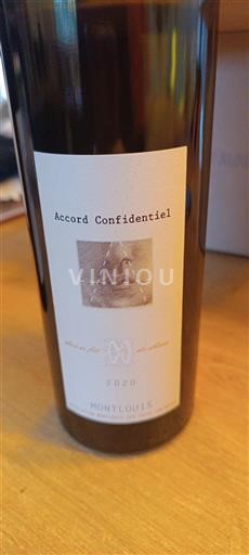 Loire Valley Montlouis-sur-Loire Domaine La Taille aux Loups Accord Confidentiel 2020