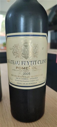 Bordeaux Pomerol Château Feytit-Clinet 2005