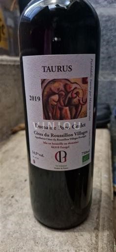 Roussillon Côtes du Roussillon Villages Domaine Pons Gralet Taurus 2019