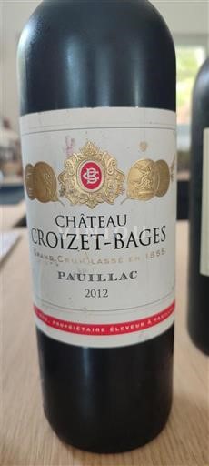 Bordeaux Pauillac Grand Cru Château Croizet-Bages 2012