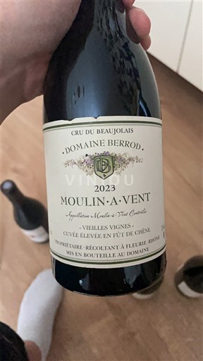 Beaujolais Moulin-à-vent Domaine Berrod Vieilles Vignes Élevée en Fût de Chêne 2023