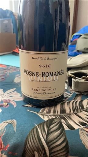 Bourgondië Vosne-Romanée René Bouvier 2016