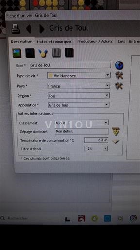 Lorraine Côtes de Toul Côtes De Toul 1985