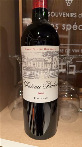 Burdeos Fronsac Château Dalem 2016