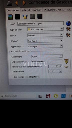 Aquitania y Charentes Dordoña Confi dence de Gascogne Sin añada