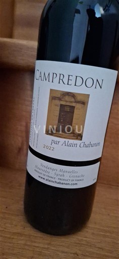 Languedoc Alain Chabanon Campredon 2022