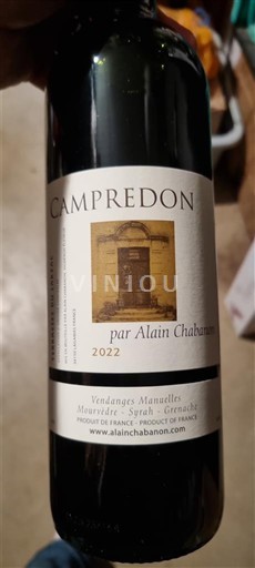 Languedoc Alain Chabanon Campredon 2022