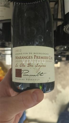 Bourgogne Maranges Premier Cru Nicolas Perrault Le Clos des Loyères 2012