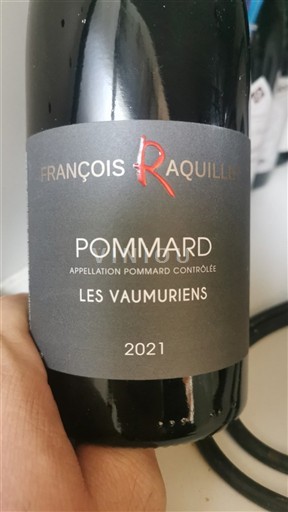 Bourgogne Pommard François Raquillet Les Vaumuriens 2021